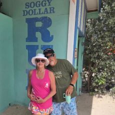 mark and tracy at soggy dollar