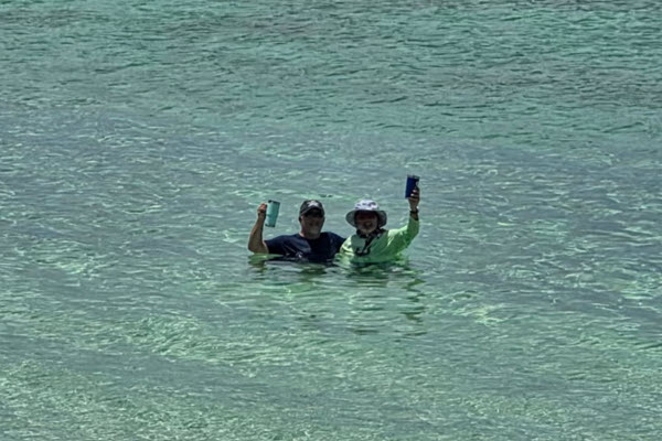 mark and peter in BVI